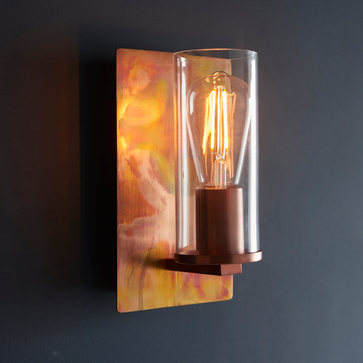 Tavener TAV602081 Wall Light Copper Patina