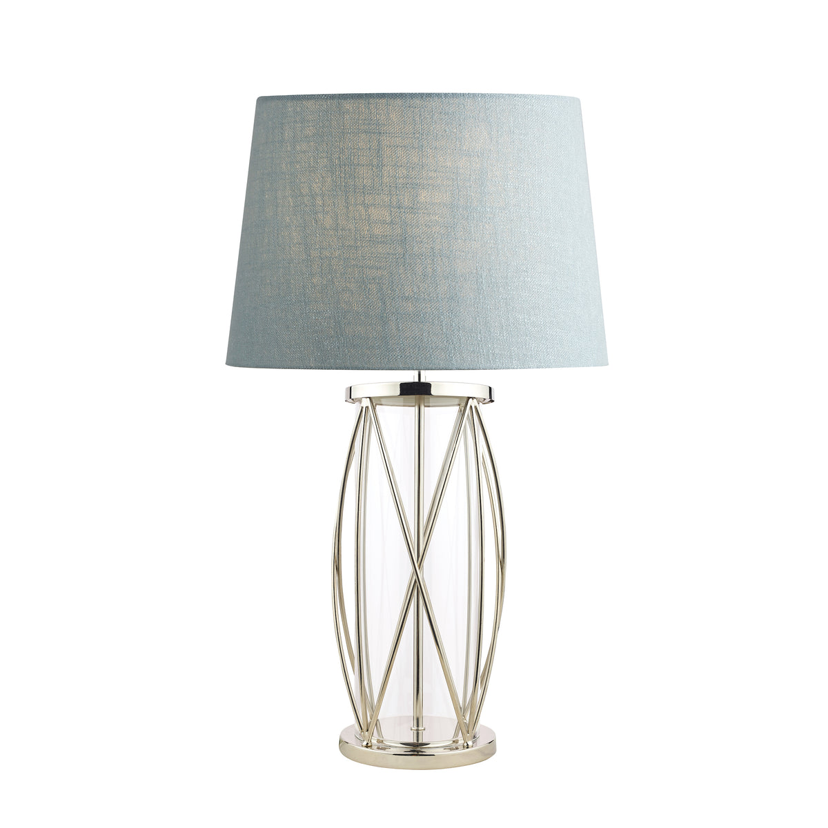 Laura Ashley LA3688858-Q Beckworth Large Table Lamp Base Polished Nickel