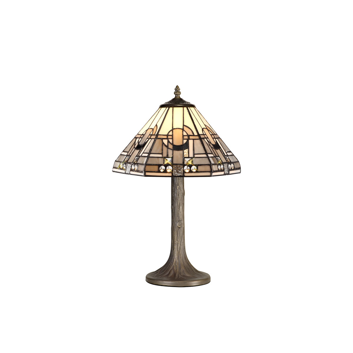 Bergman 1 Light Tree Like Tiffany Table Lamp EM1100-KHSA