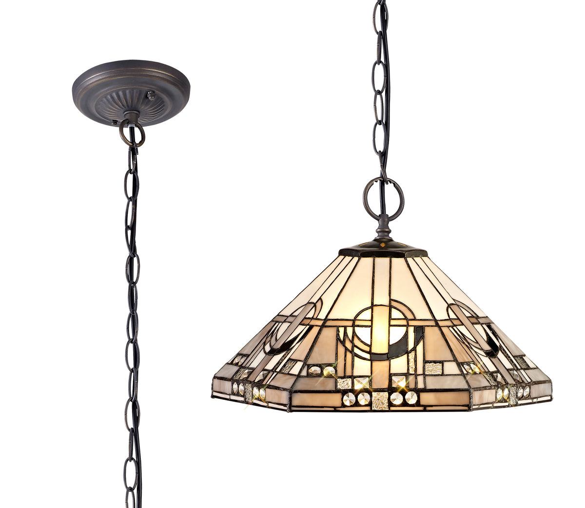 Bergman 2 Light Downlighter Pendant  EM5200-KHSA