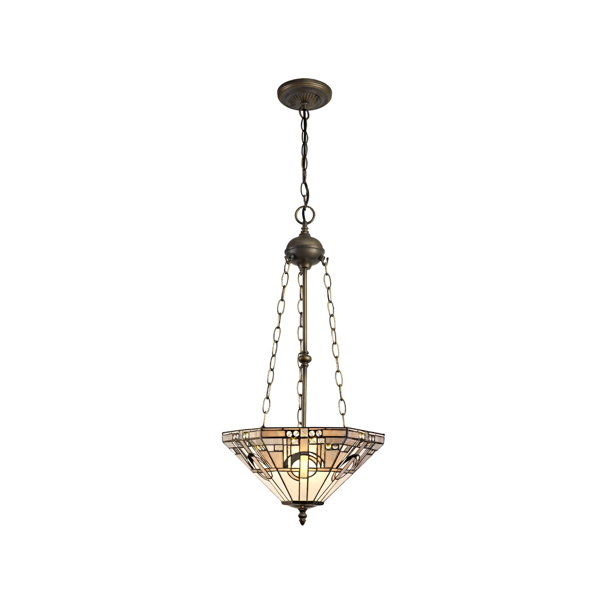 Bergman 3 Light Uplighter Pendant  EM8200-KHSA