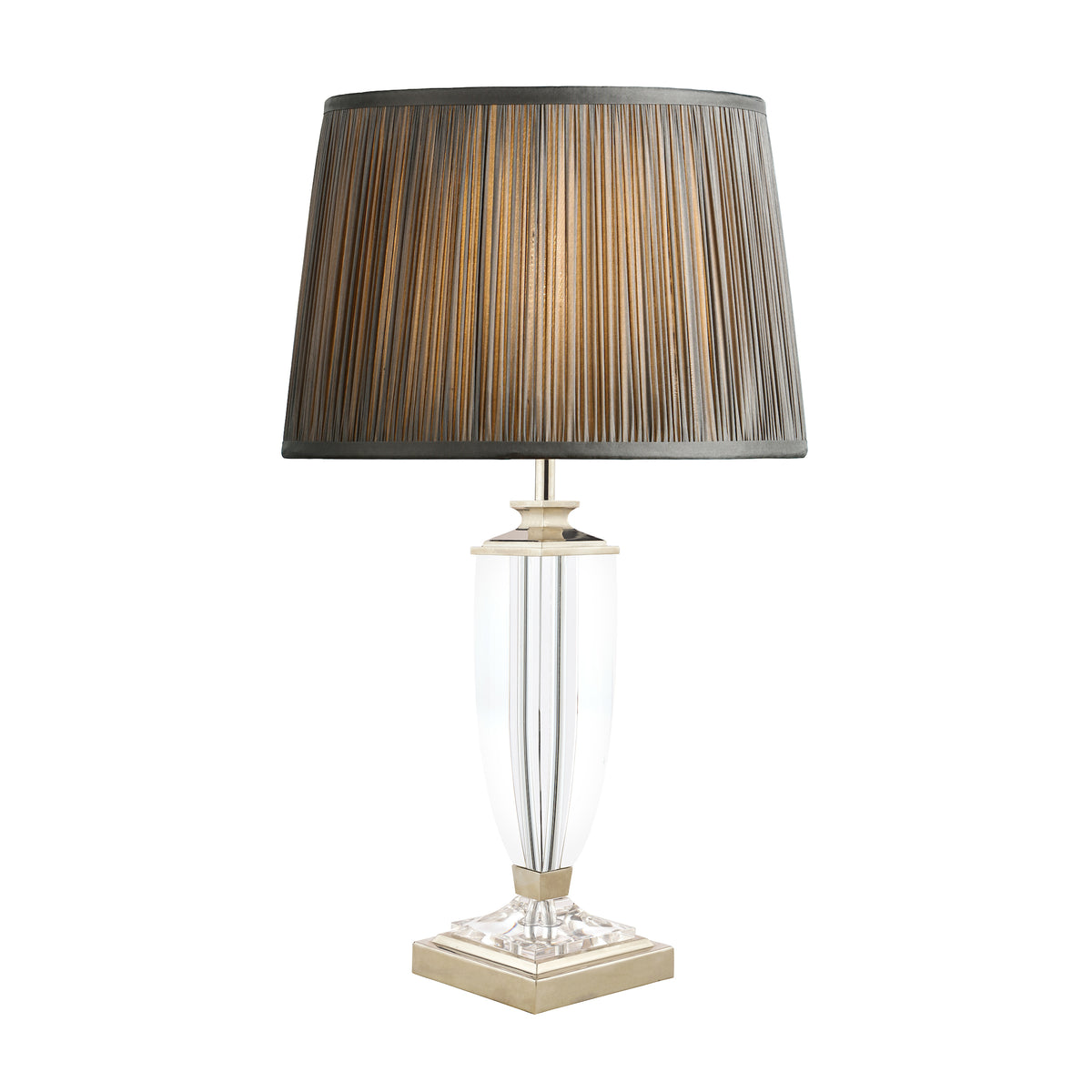 Laura Ashley LA3582661-Q Carson Medium Table Lamp Base Polished Nickel