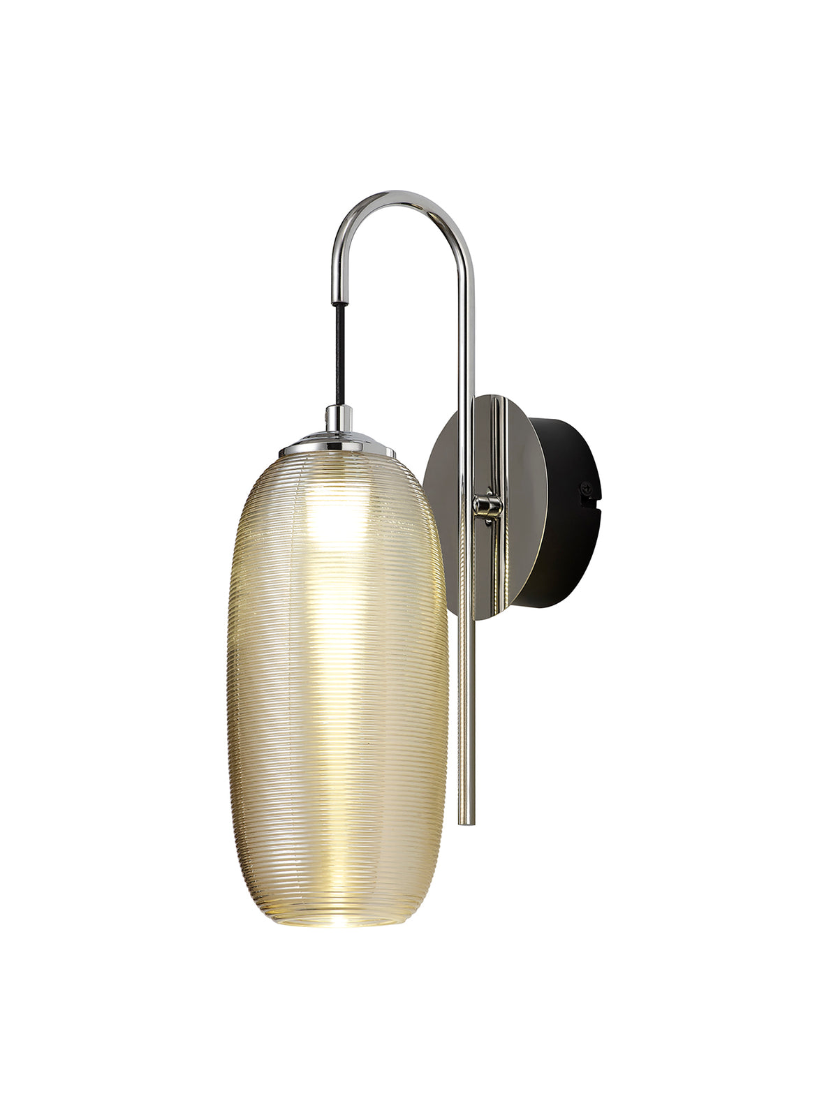 Clift EM0228-HSA Switched Wall Lamp Polished Chrome