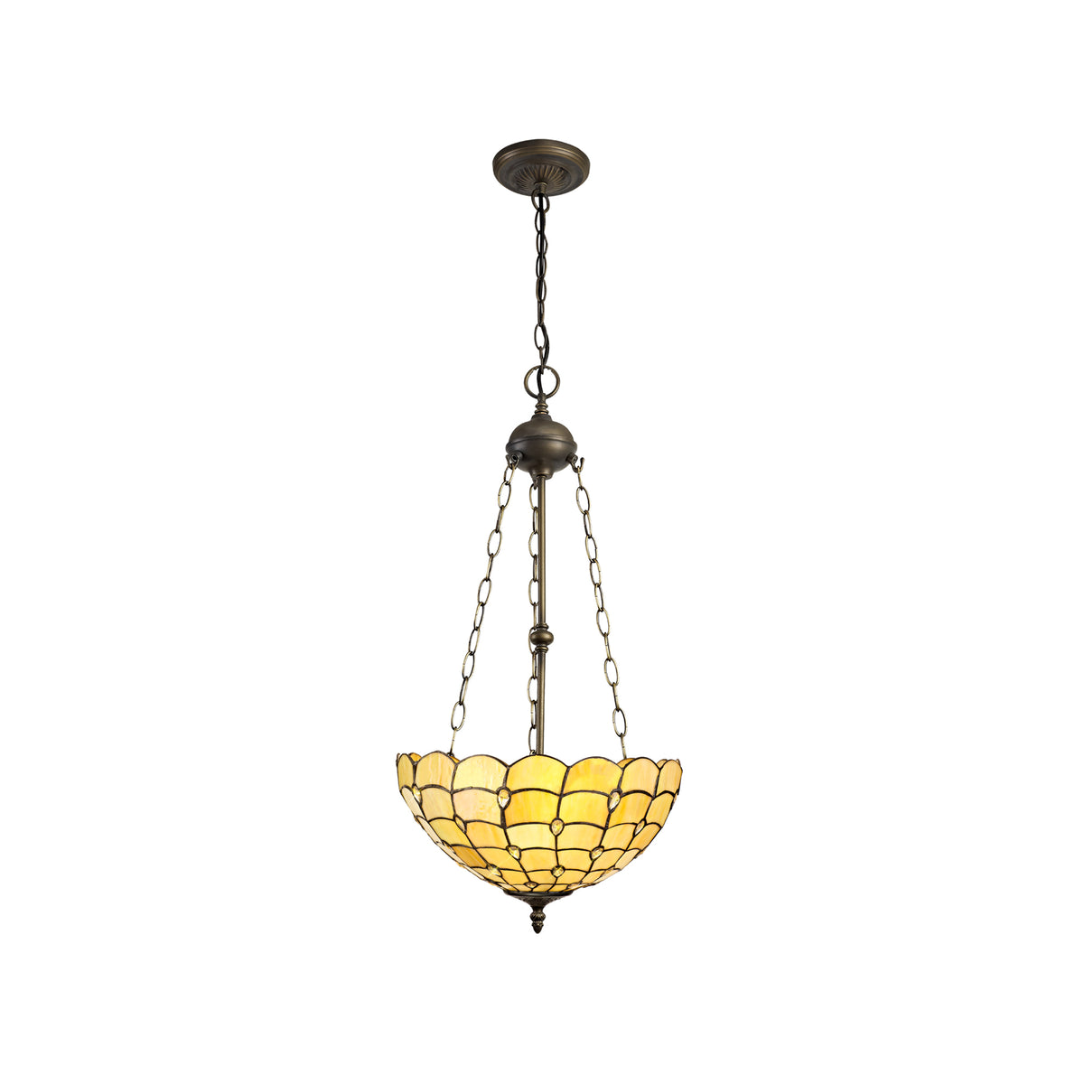 Dunaway 3 Light Uplighter Pendant  EM1500-KHSA