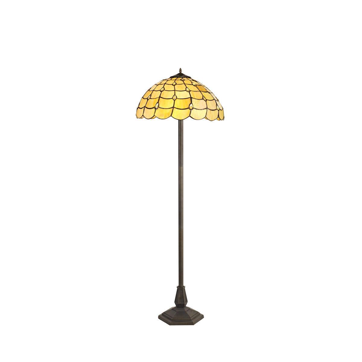 Dunaway 2 Light Octagonal Floor Lamp  EM2500-KHSA