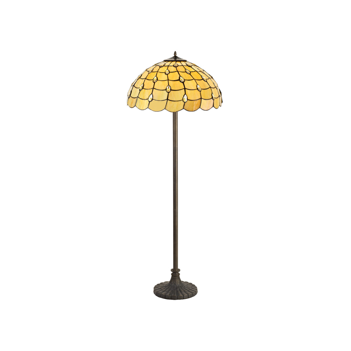 Dunaway 2 Light Stepped Design Floor Lamp  EM2600-KHSA