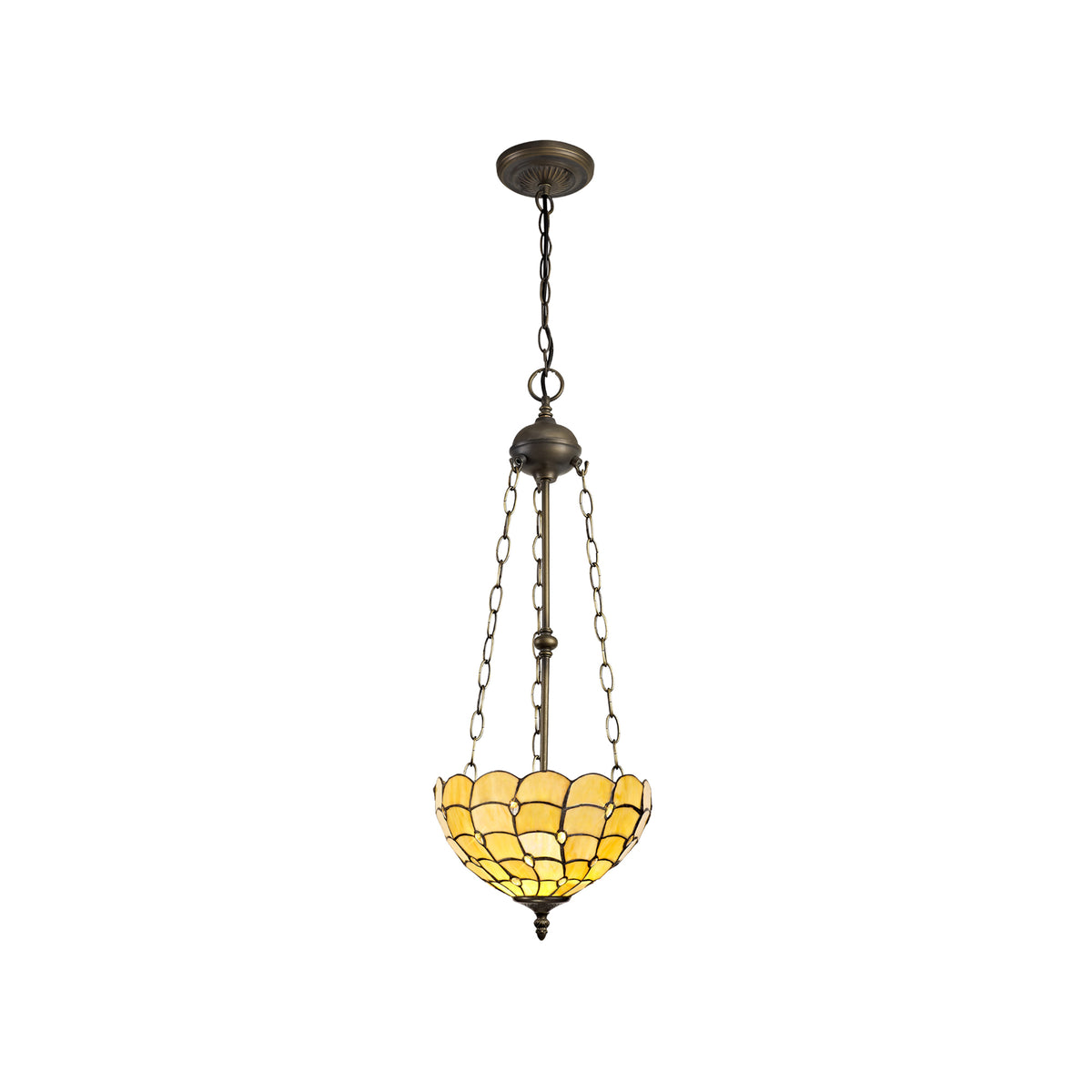 Dunaway 3 Light Uplighter Pendant  EM3400-KHSA