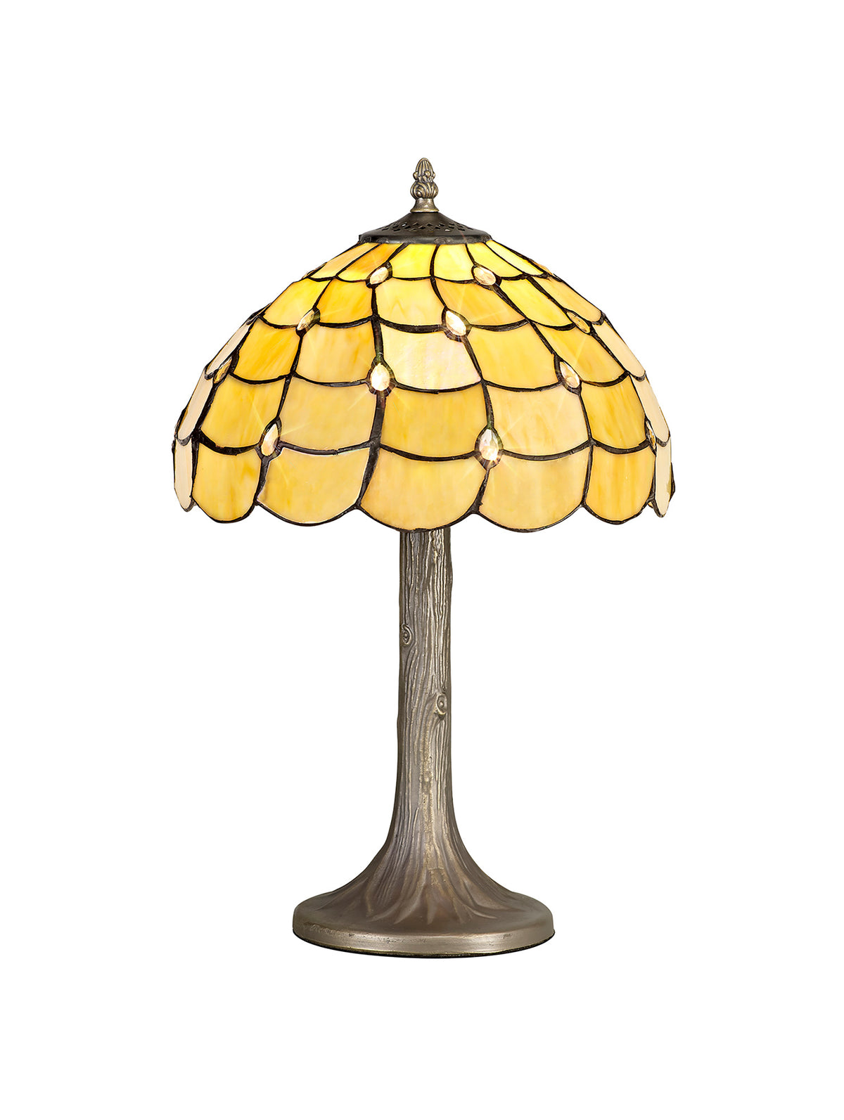 Dunaway 1 Light Tree Like Tiffany Table Lamp EM4300-KHSA