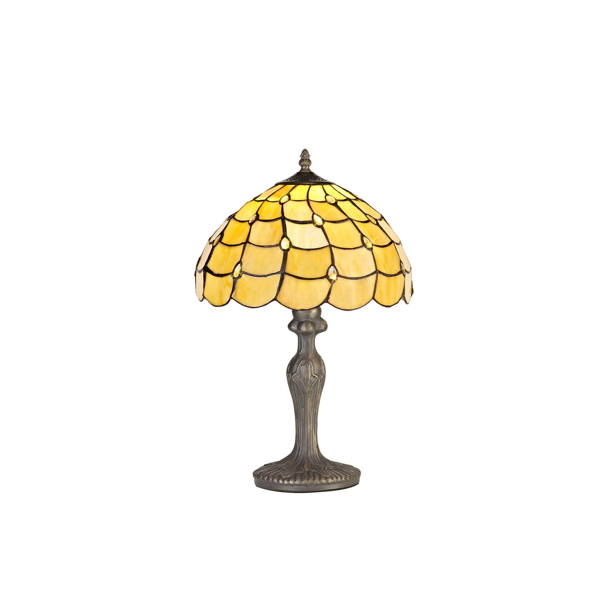 Dunaway 1 Light Curved Tiffany Table Lamp EM5300-KHSA
