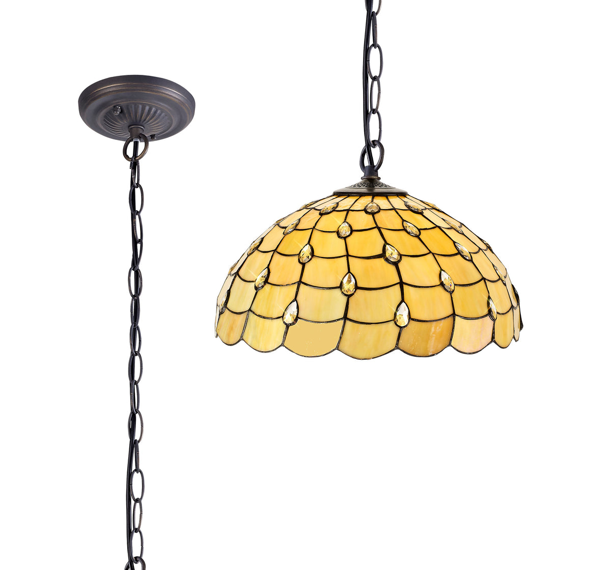 Dunaway 1 Light Downlighter Pendant  EM6500-KHSA