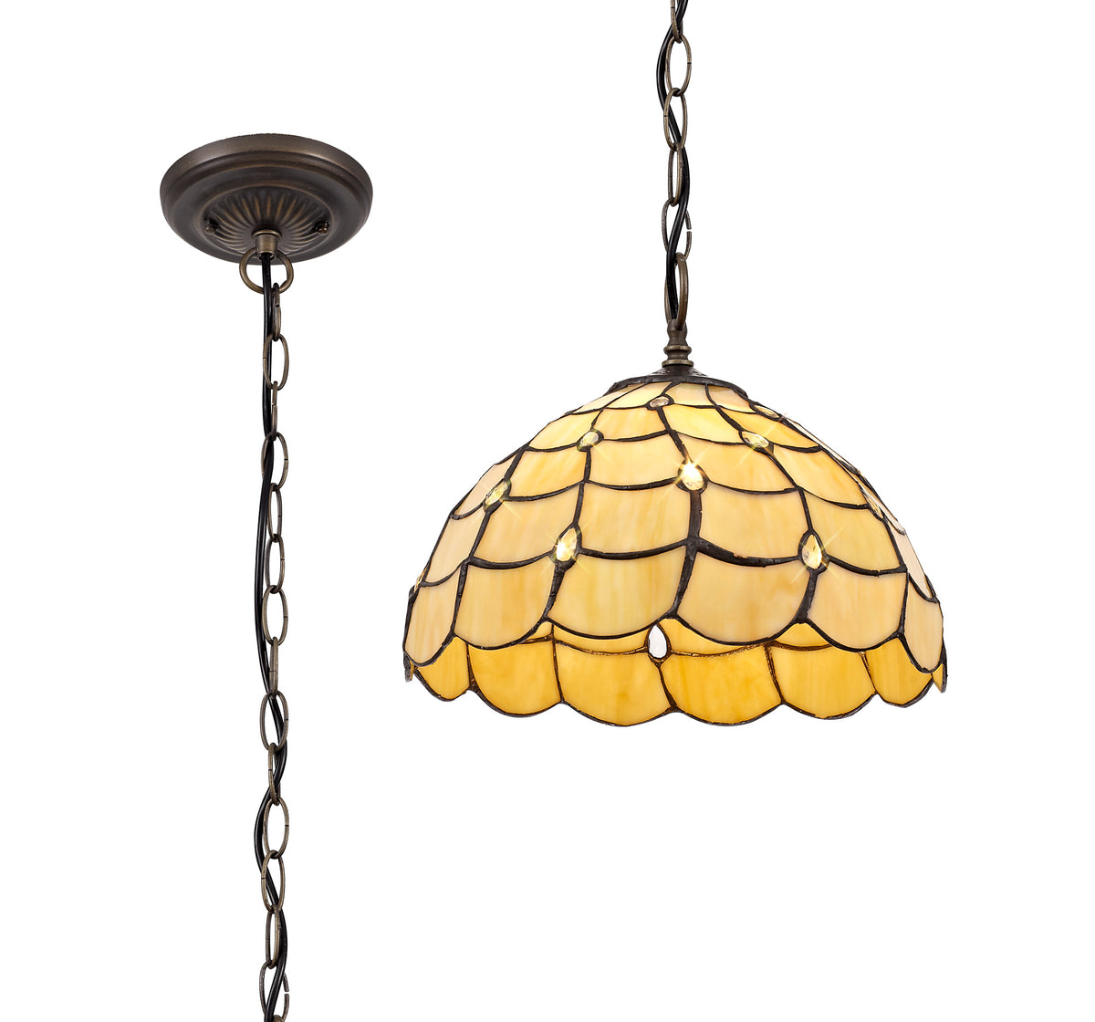 Dunaway 1 Light Downlighter Pendant EM7300-KHSA
