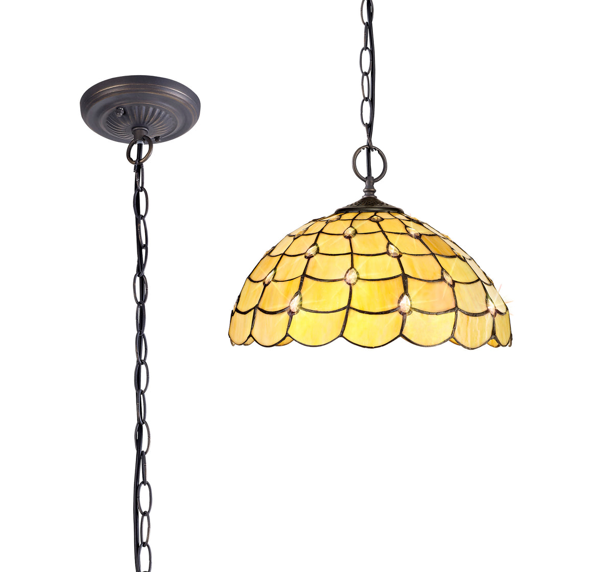 Dunaway 2 Light Downlighter Pendant EM8400-KHSA