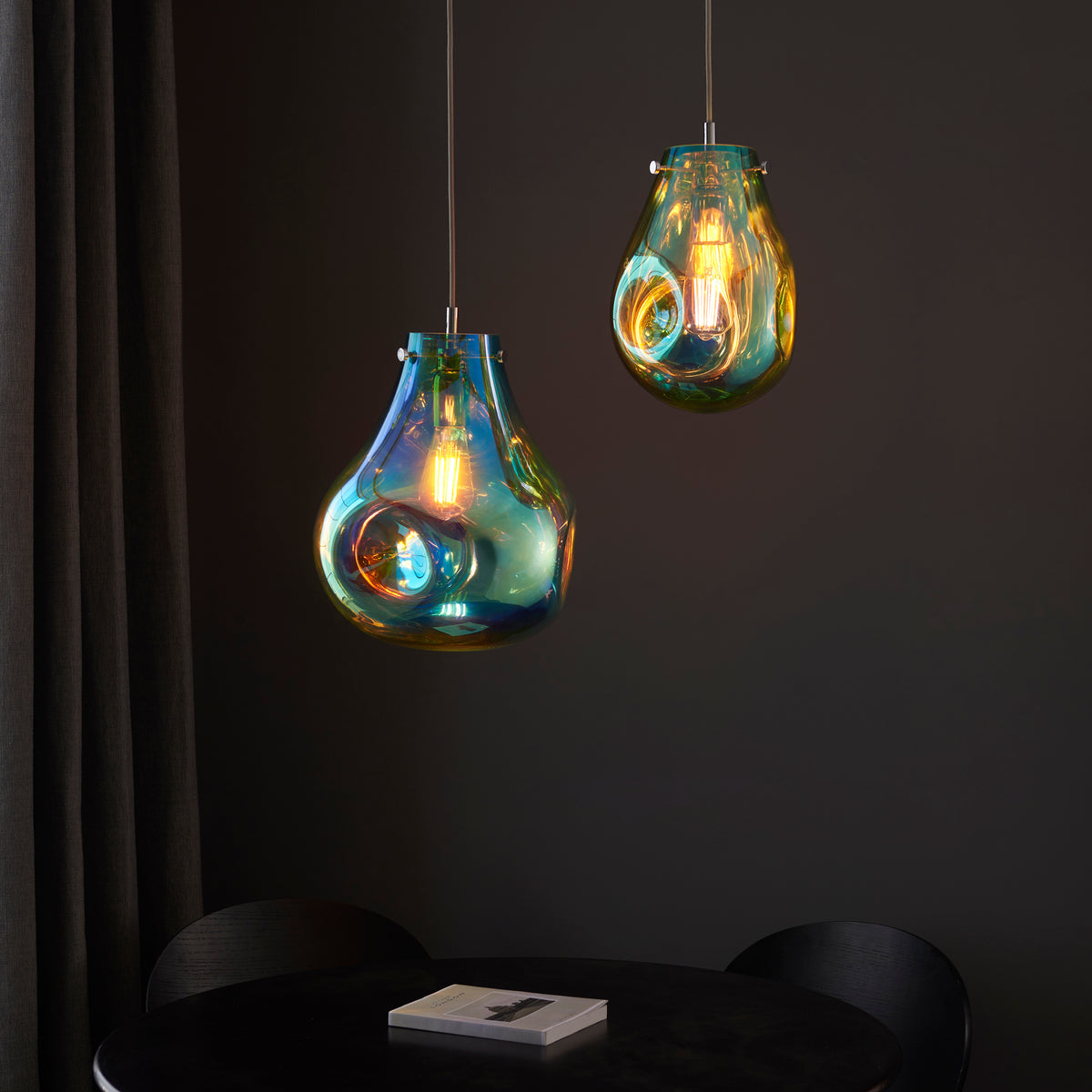 PER517141 Perle Medium Petrol Pendant