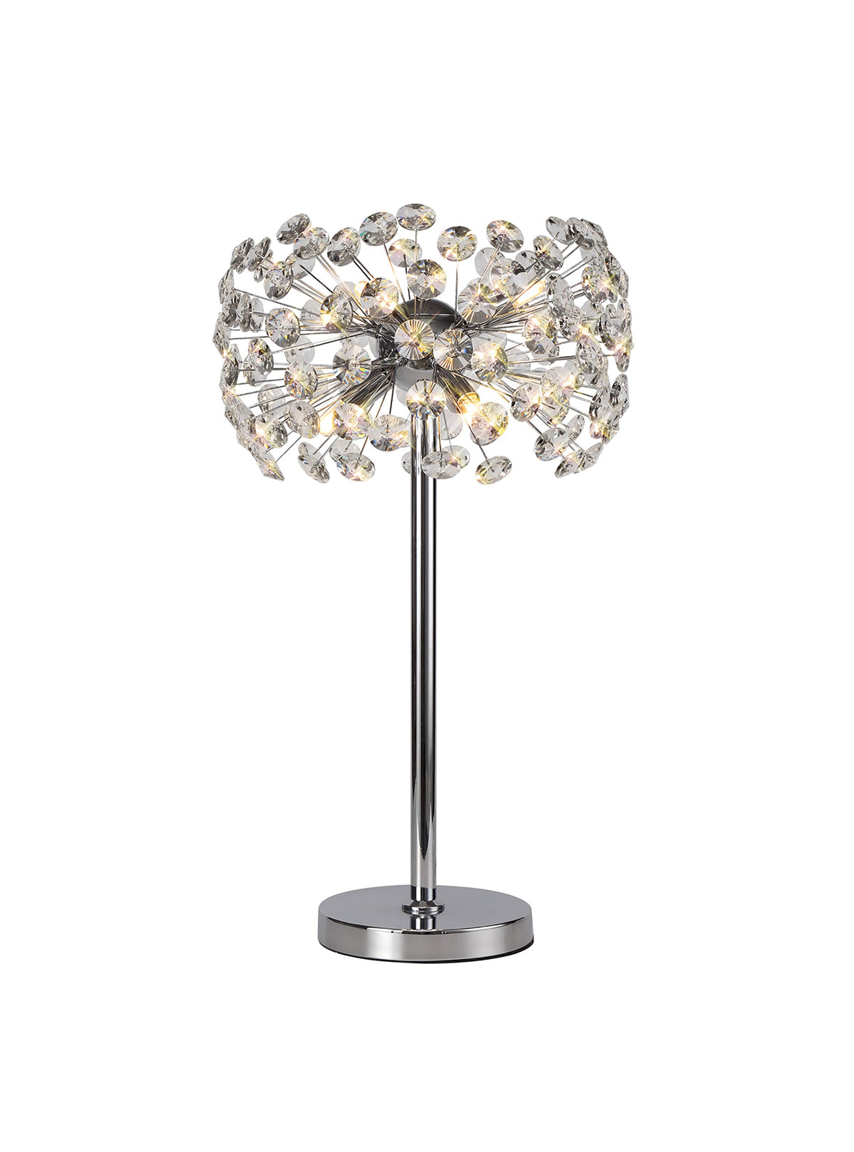 Monroe Table Lamp EM4028-HSA Polished Chrome