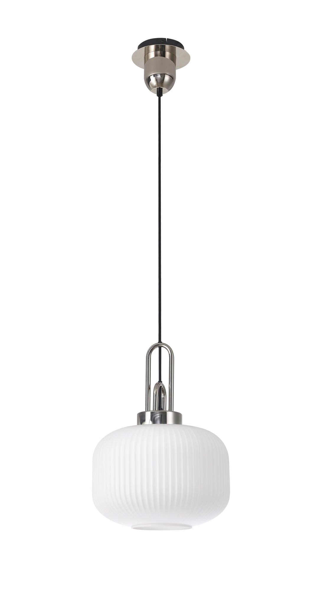 Aniston 1 Light Pendant  EM5150-KHSA Polished Nickel