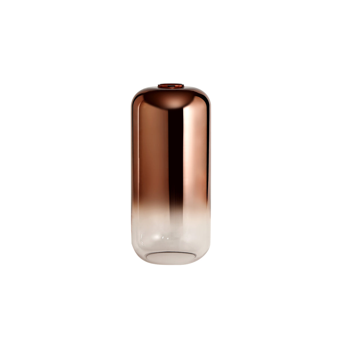 Aniston 16cm Cylinder Glass, Copper/Clear EM5977-HSA