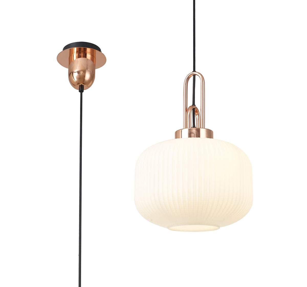 Aniston 1 Light Pendant EM6250-KHSA Copper