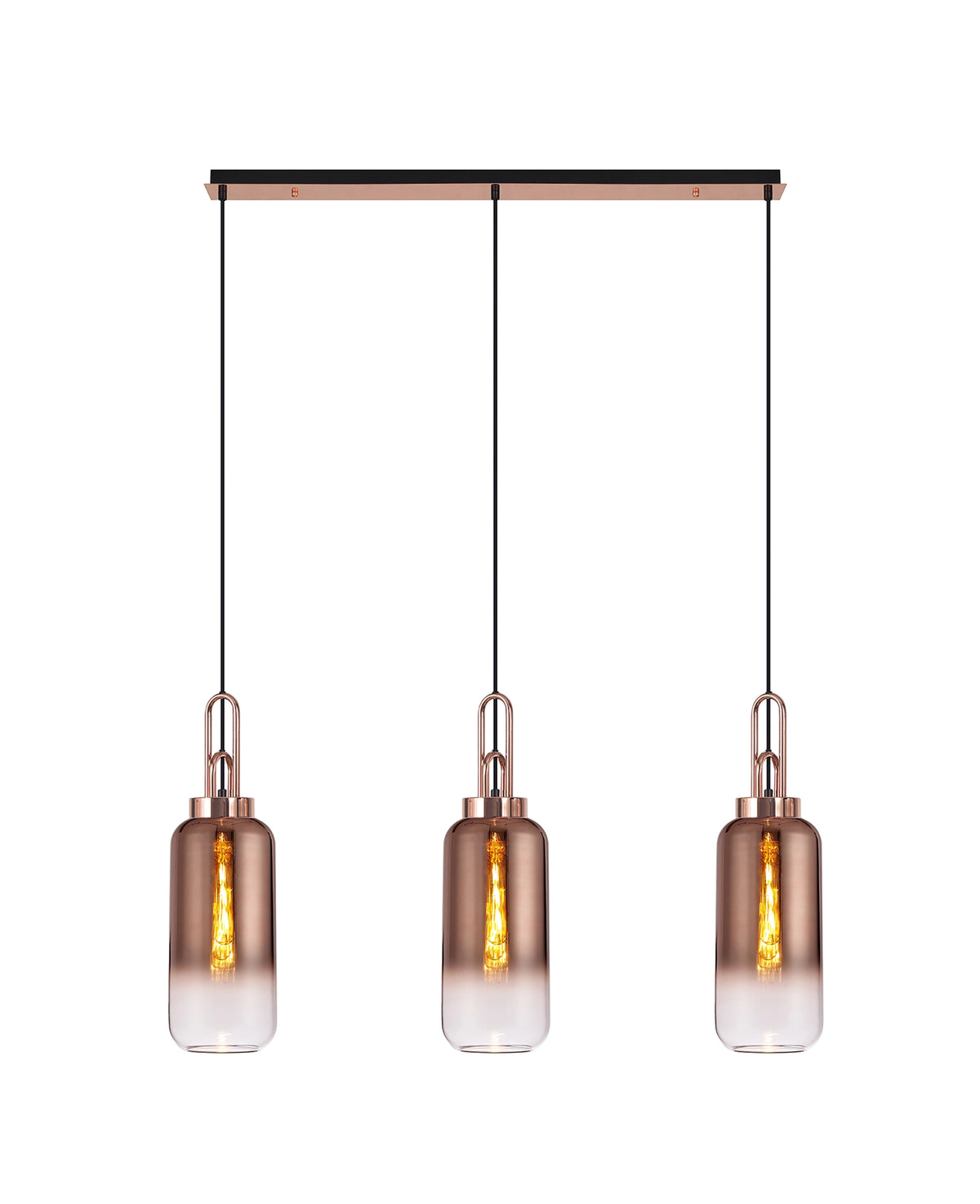 Aniston Linear 3 Light Pendant EM6950-KHSA