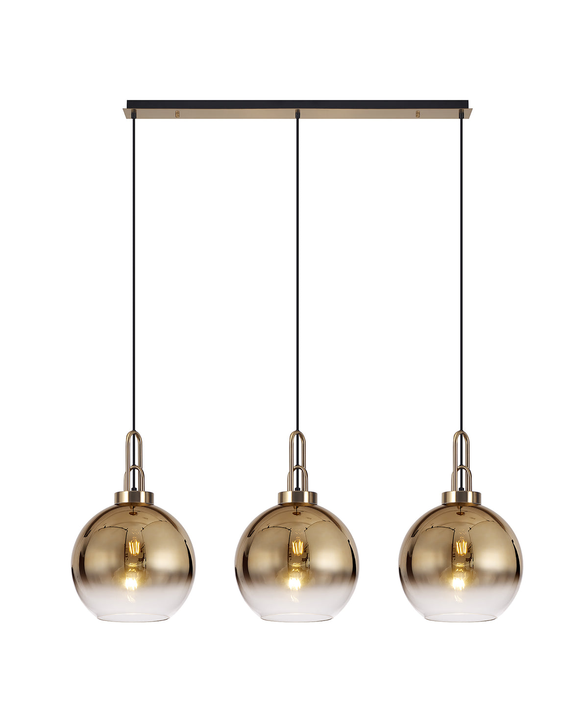 Aniston EM8060-KHSA Linear 3 Light Pendant