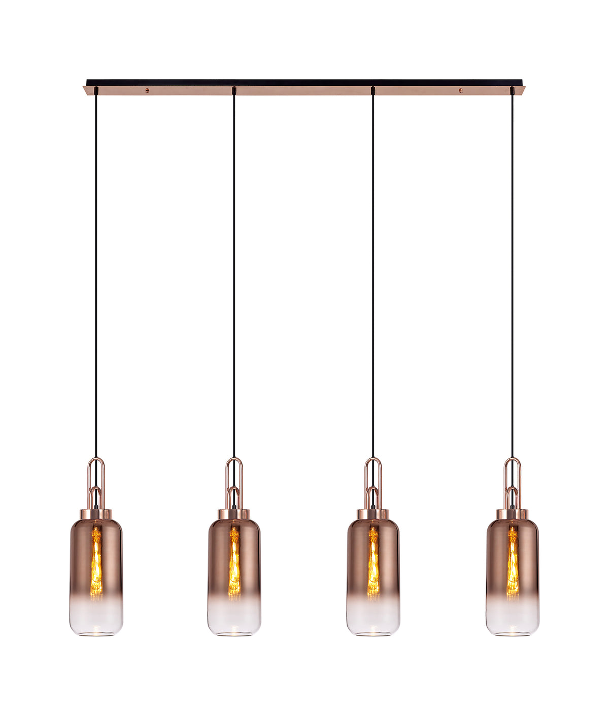 Aniston Linear 4 Light Pendant  EM8260-KHSA