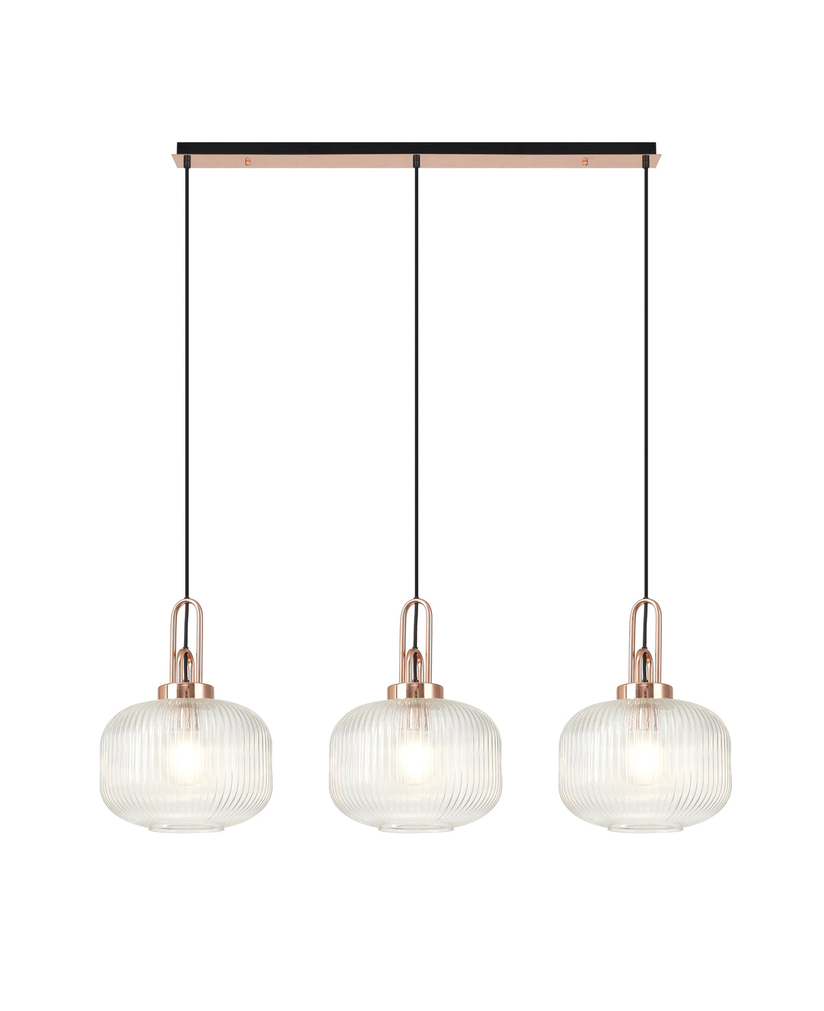 Aniston EM8950-KHSA Linear 3 Light Pendant