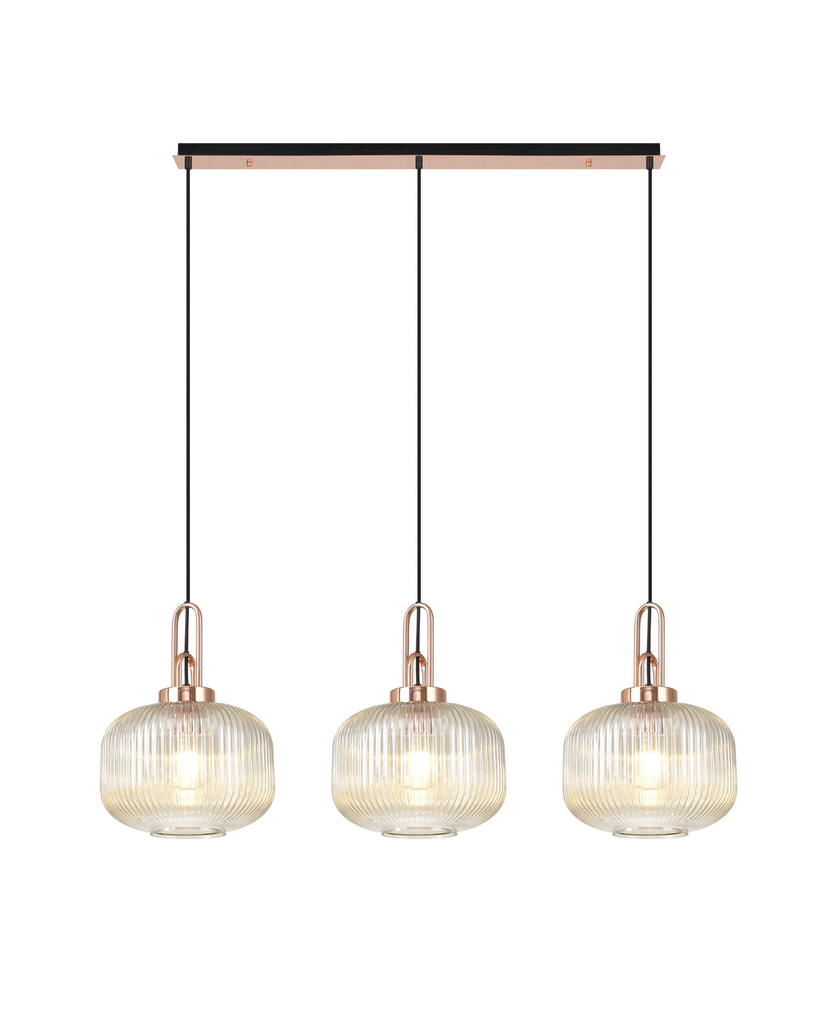 Aniston EM9950-KHSA Linear 3 Light Pendant