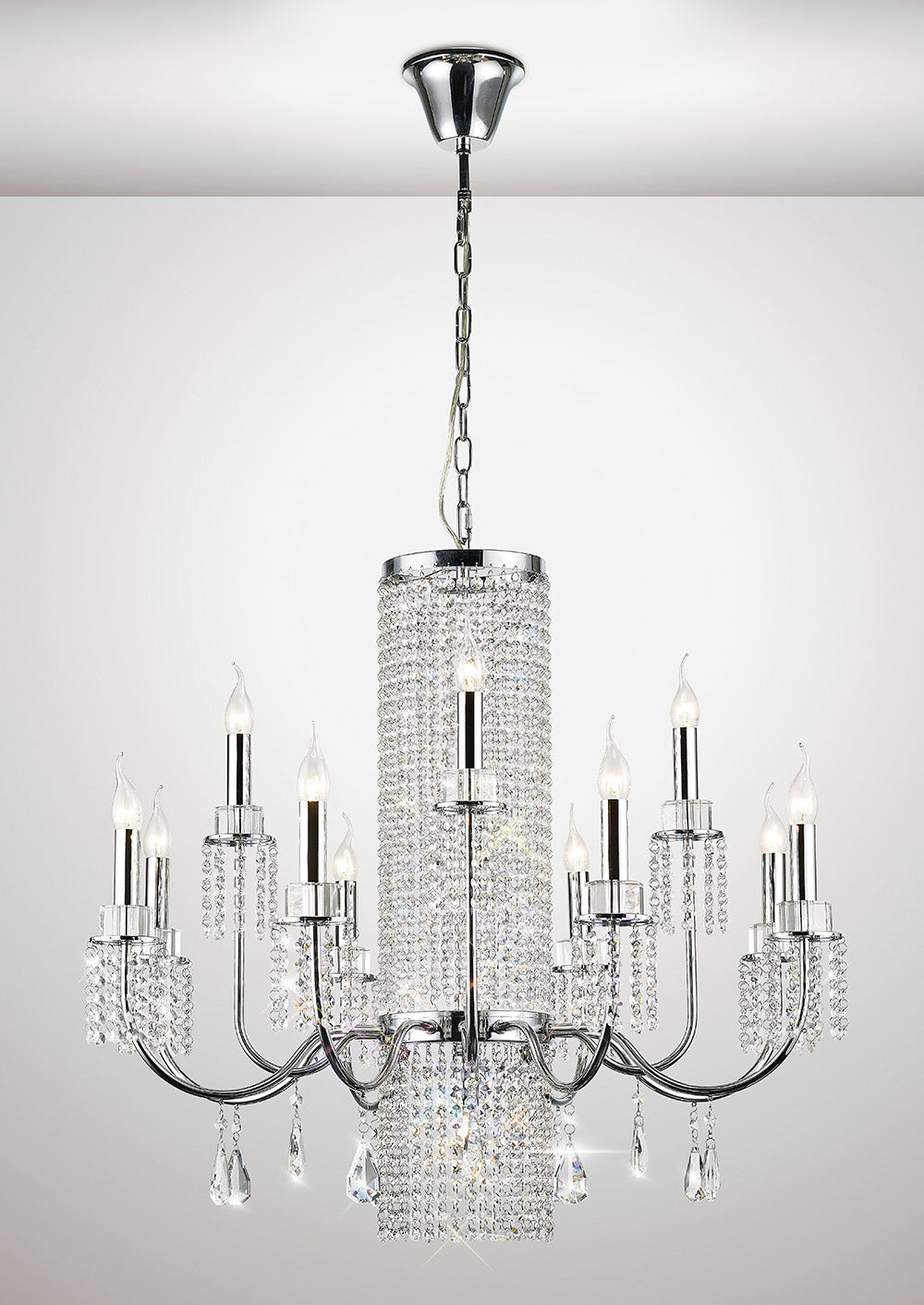 Diyas IL31544 Emily 13 Light Pendant