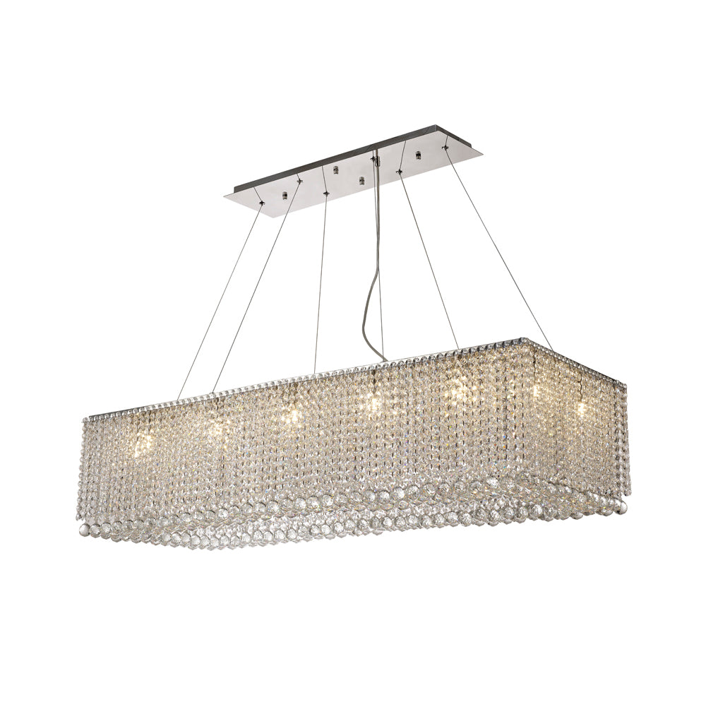Diyas IL31733 Empire 14 Light Rectangular Pendant