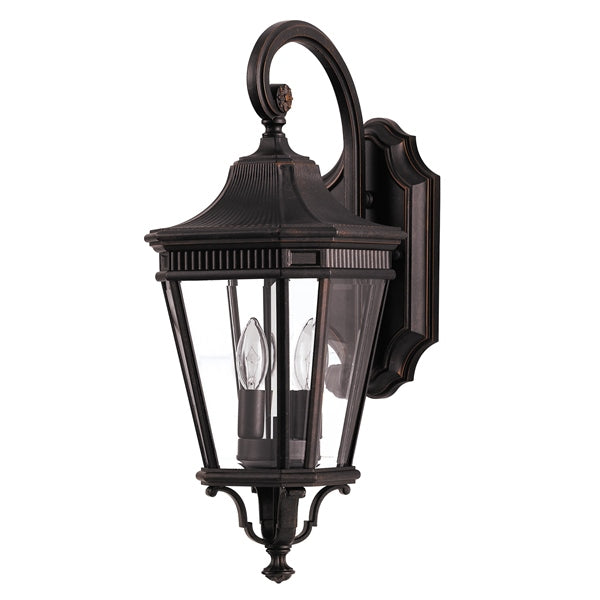 Elstead FE/COTSLN2/M BK Feiss Cotswold Lane Medium Wall Lantern Black