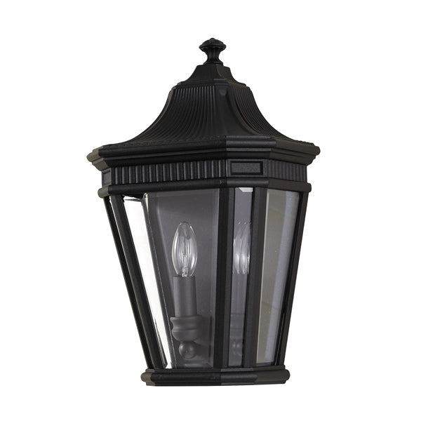 Elstead FE/COTSLN7 BK Feiss Cotswold Lane Half Wall Lantern Black