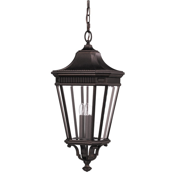 Elstead FE/COTSLN8/L BK Feiss Cotswold Lane Large Chain Lantern Black