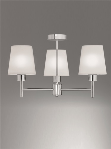 Franklite FL2126/3/1123 Turin 3 Light Chrome