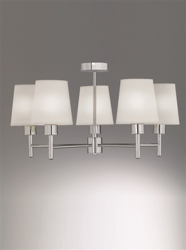 Franklite FL2126/5/1123 Turin 5 Light Chrome