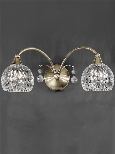 Franklite FL2296/2 Jura Wall Light BRONZE