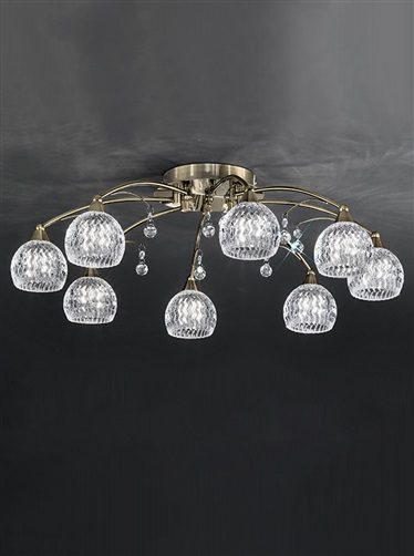 Franklite FL2296/8 Jura 8 Light Bronze