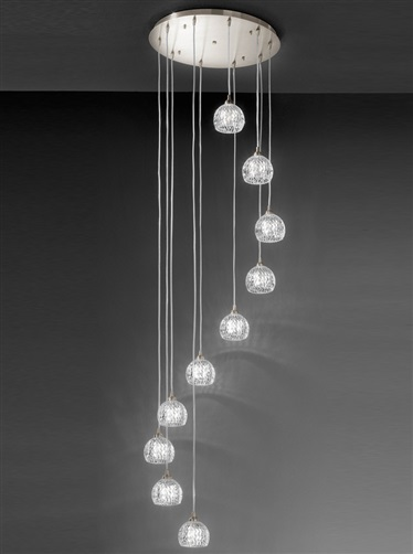 Franklite FL2300/10 Tierney 10 Light Pendant