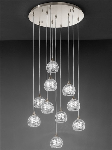 Franklite FL2301/10 Tierney 10 Light Pendant