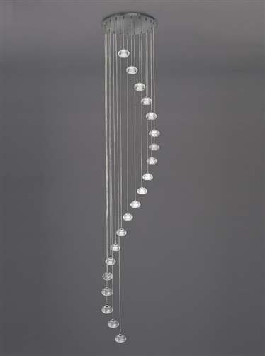 Franklite FL2343/20 Tizzy 20 Light Pendant