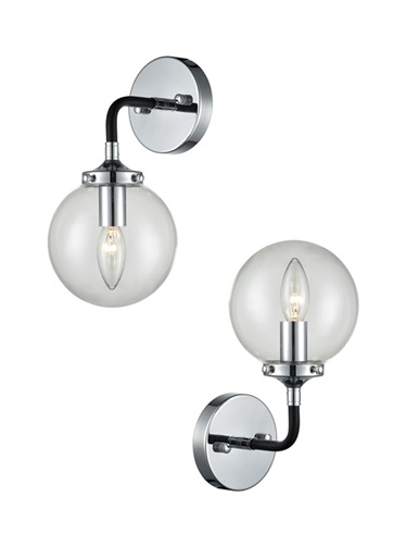 Franklite FL2369/1 Reaction Wall Light Chrome