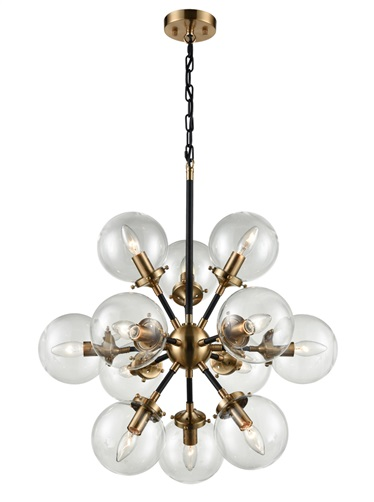 Franklite FL2370/12 Reaction 12 Light Antique Gold