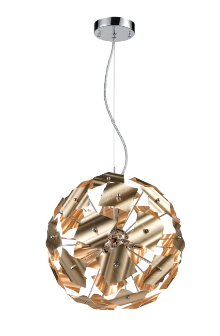 Franklite  FL2392-5 Ormolu 5 Light Pendant