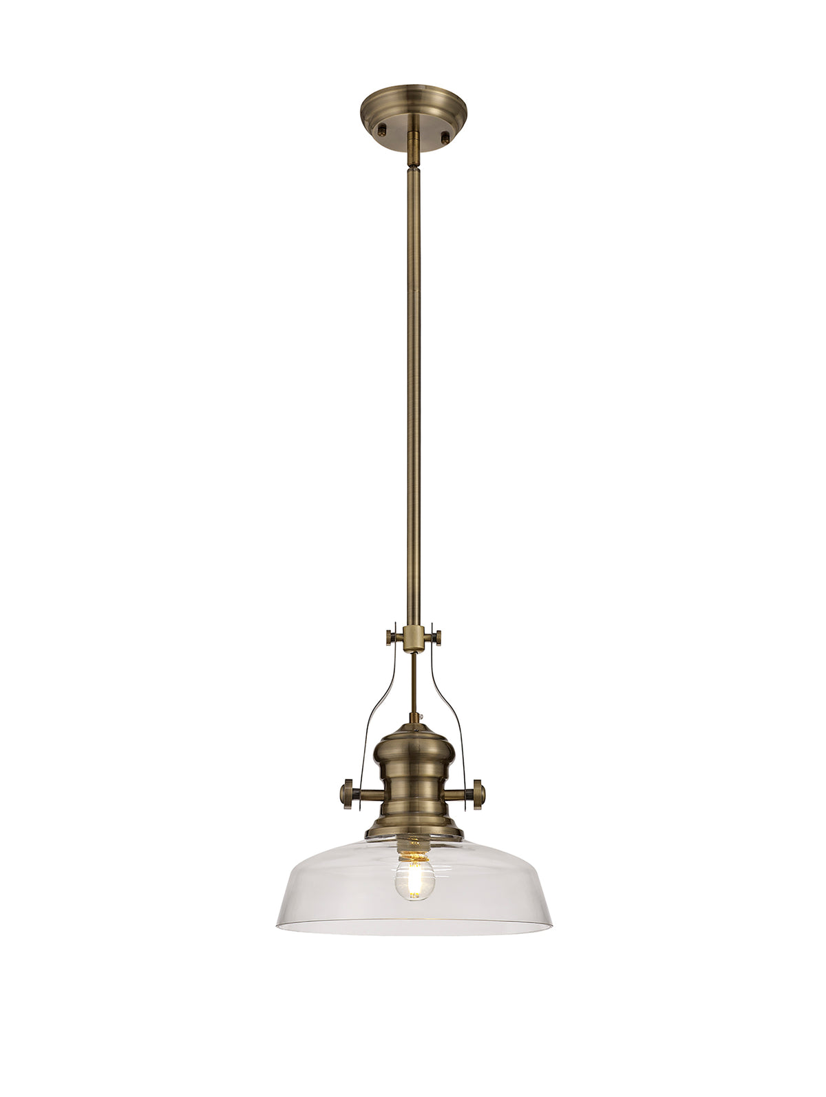 Guttenberg 1 Light Pendant  EM1210-KHSA