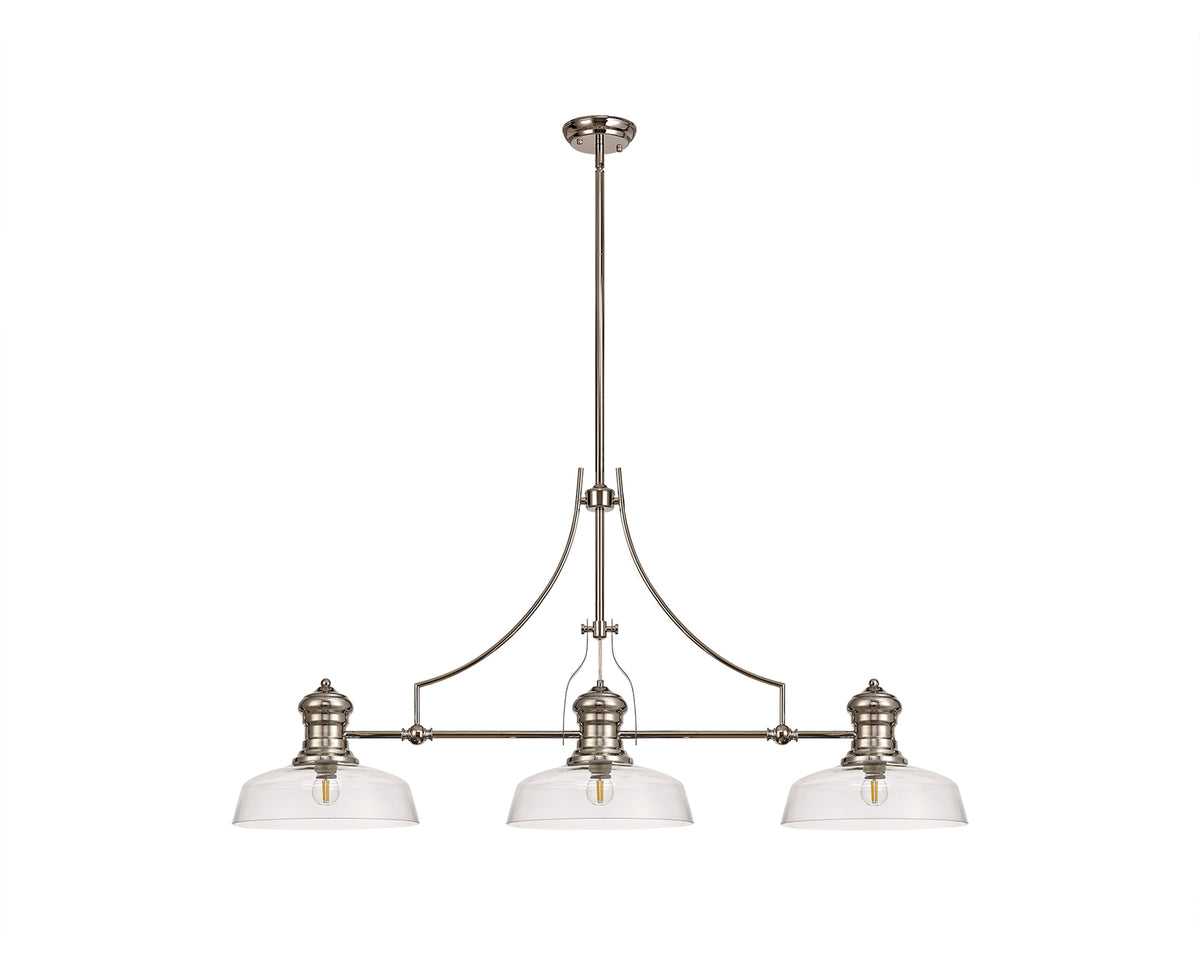 Guttenberg 3 Light Linear Pendant  EM1730-KHSA