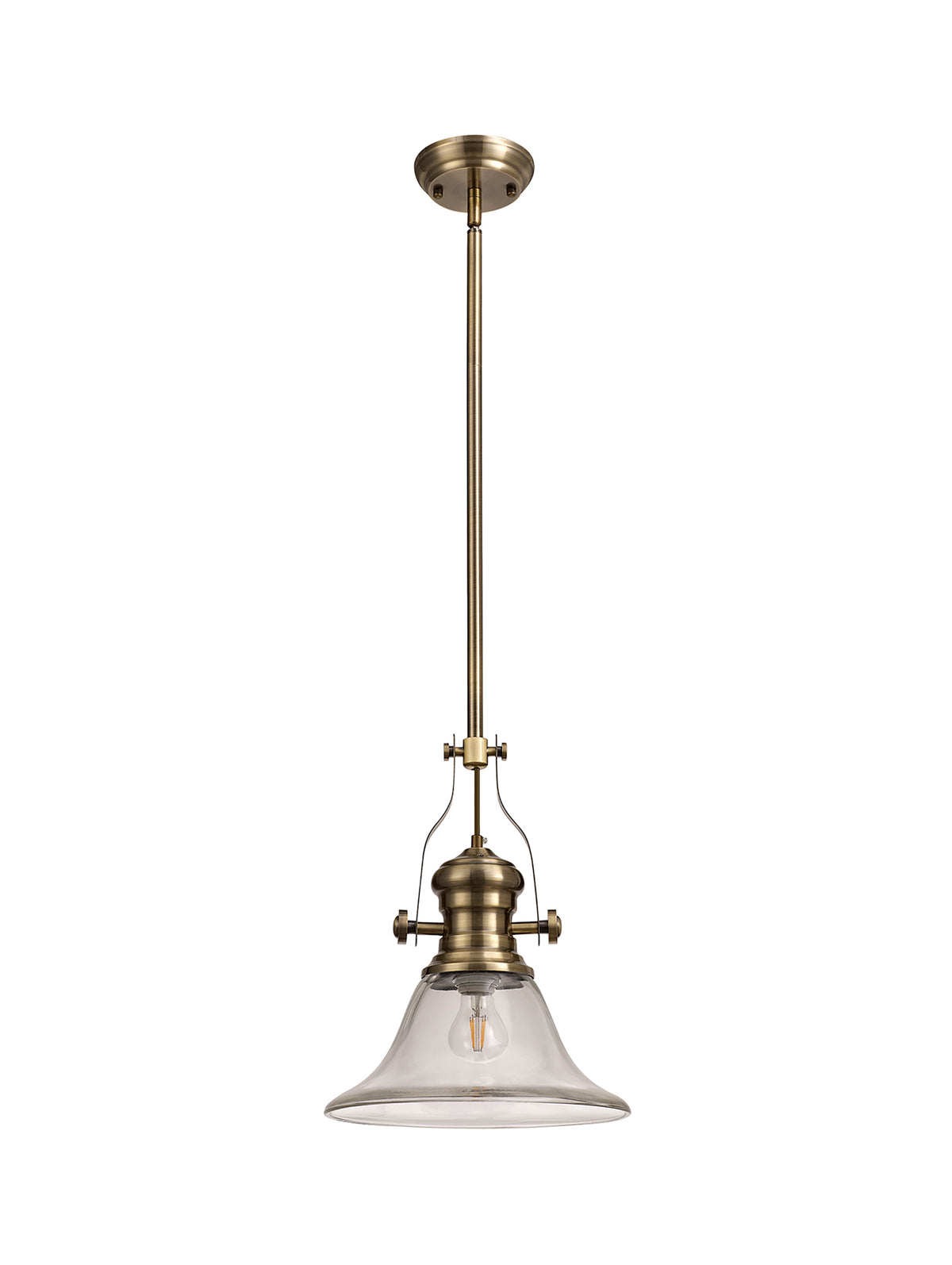 Guttenberg 1 Light Pendant EM2210-KHSA