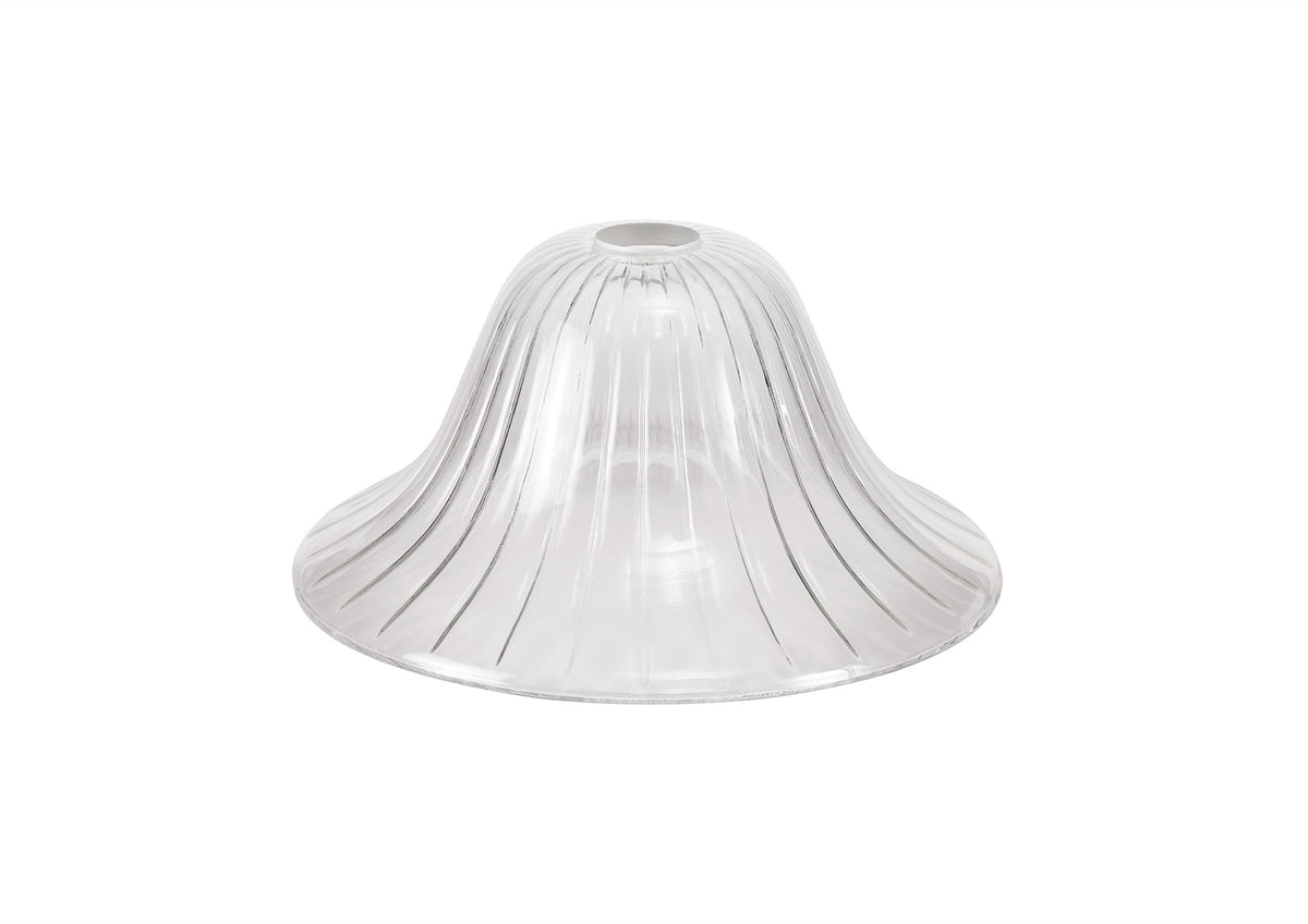 Guttenberg Bell 30cm Clear Glass Lampshade EM2508-HSA