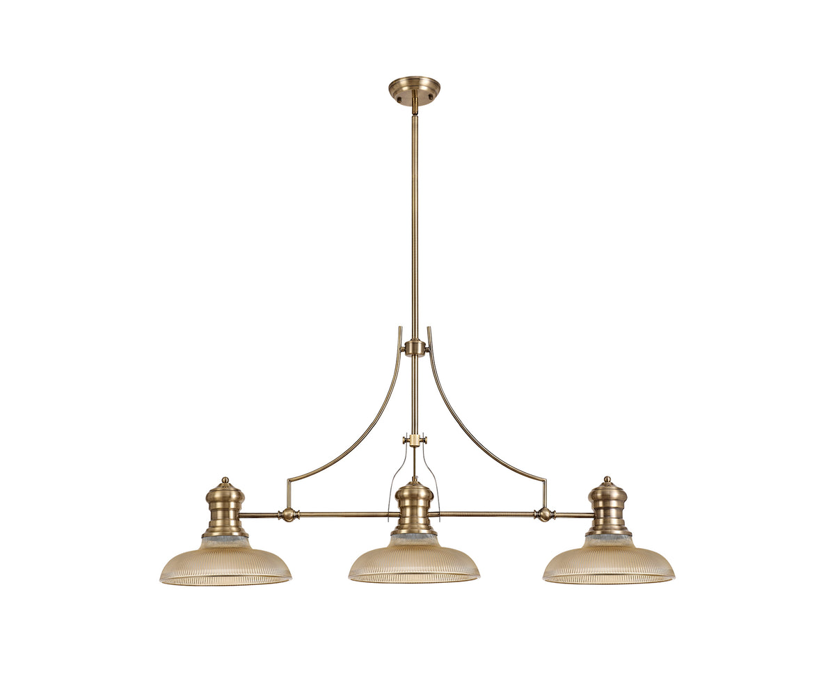 Guttenberg 3 Light Linear Pendant EM2530-KHSA