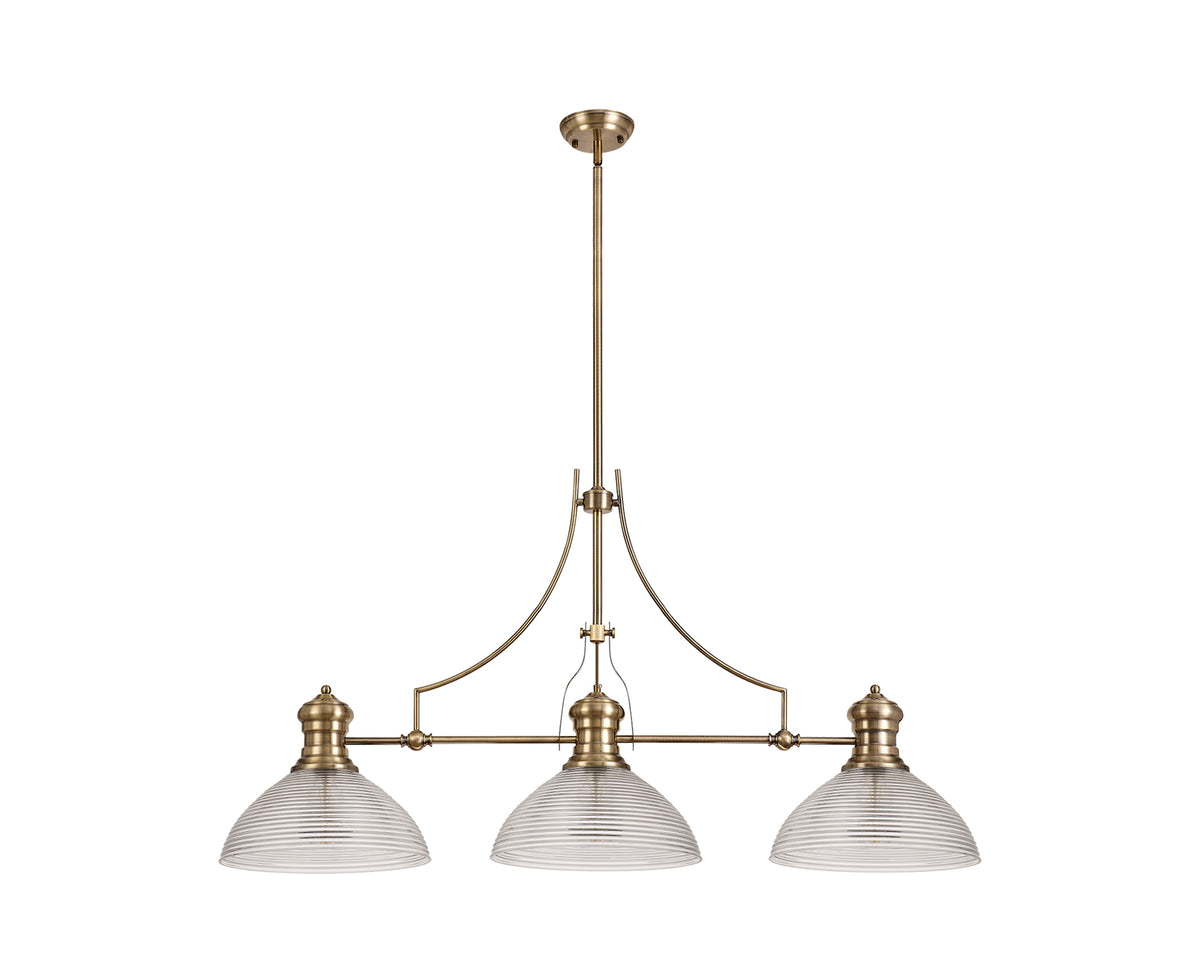 Guttenberg 3 Light Linear Pendant  EM2630-KHSA