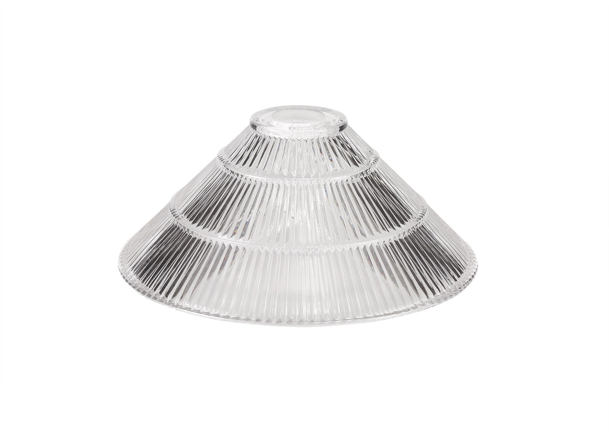 Guttenberg Cone 30cm Clear Glass Lampshade EM3508-HSA