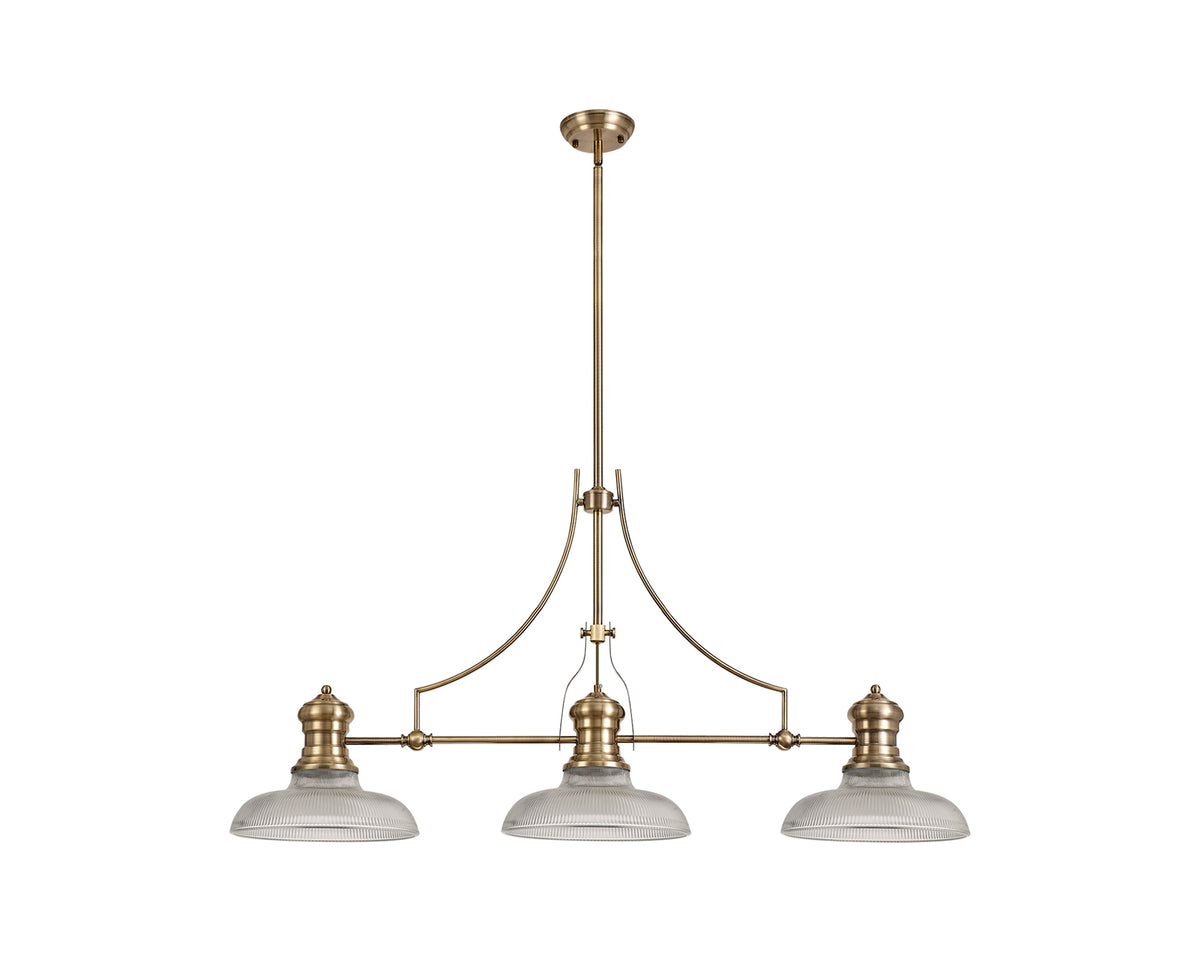 Guttenberg 3 Light Linear Pendant EM4530-KHSA