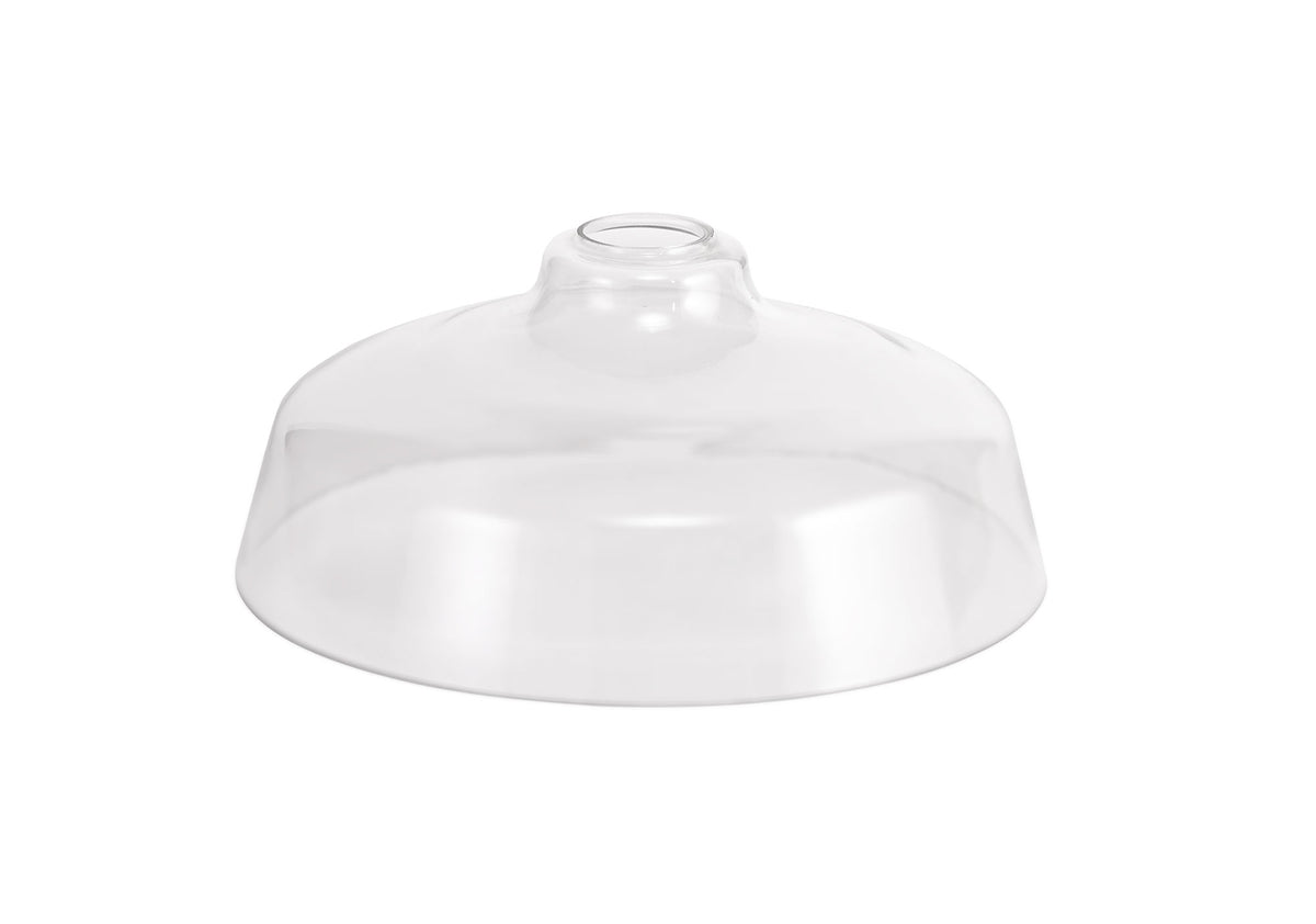 Guttenberg Flat Round 38cm Clear Glass Lampshade EM7508-HSA